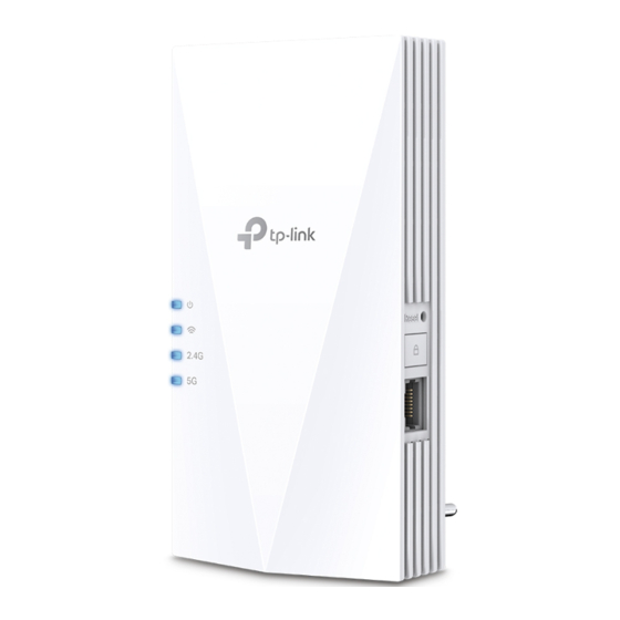 TP-Link RE500X Quick Installation Manual