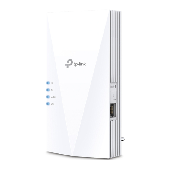 TP-Link RE500X Manuals