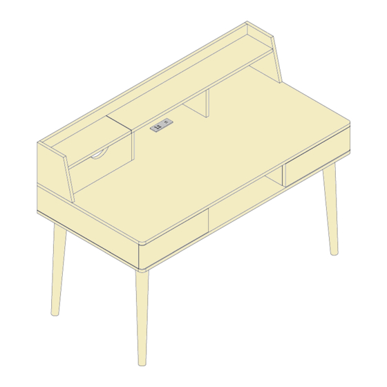 casual contemporary living ACACIA VITOF0120DM Assembly Instructions Manual