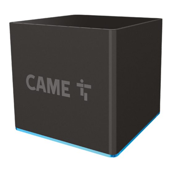 CAME QBEMFSB2 Manual