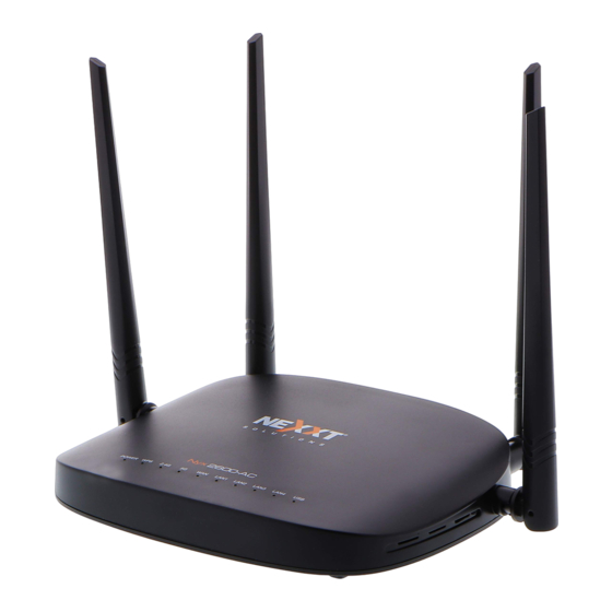 Nexxt Solutions Nyx2600-AC Quick Installation Manual