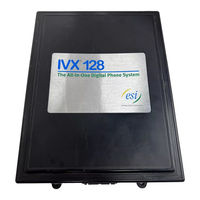 ESI IVX 128 Installation Manual