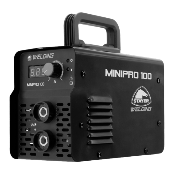 stayer MINIPRO 100 Operating Instructions Manual