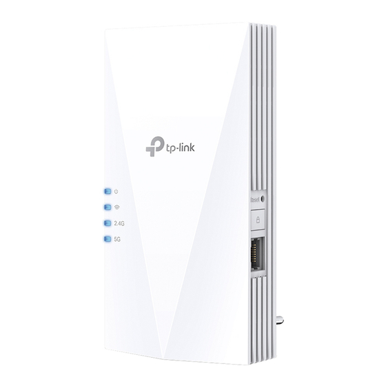 TP-Link RE500X Quick Installation Manual