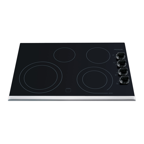 Frigidaire FGEC3065KB - 30 Inch Smoothtop Electric Cooktop Manuals