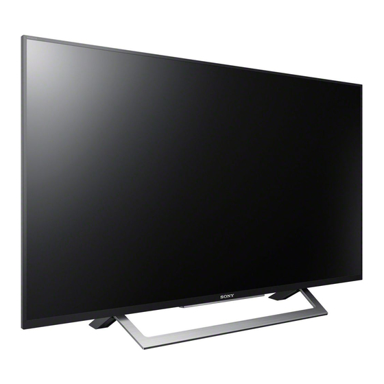 Sony 43WD753 Operating Instructions Manual