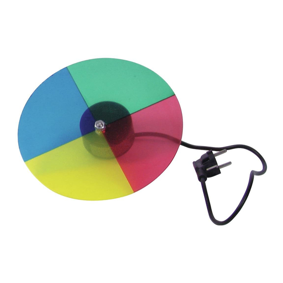 EuroLite Color Wheel with Motor for T-36 User Manual