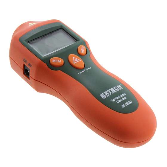 Extech Instruments 461920 Manual
