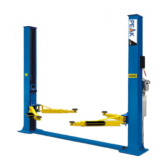 Peak 209X Installation And Service Manual