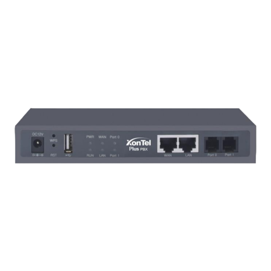 XONTEL Plus PBX User Manual