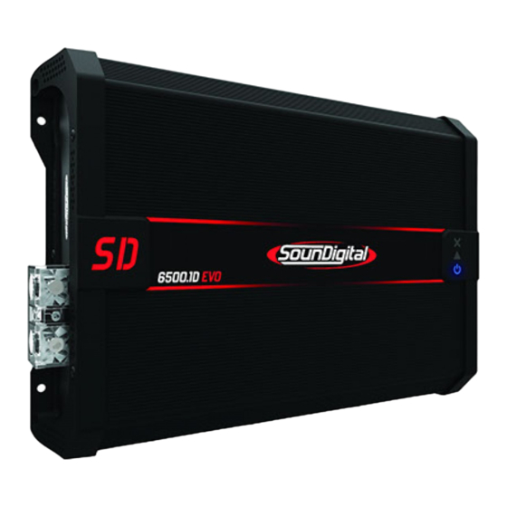 Soundigital 6500.1D EVO Owner's Manual