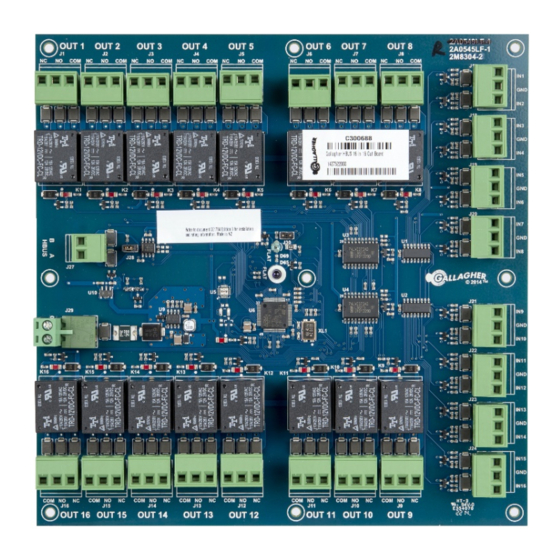 Gallagher HBUS 16 In 16 Out Board Manuals