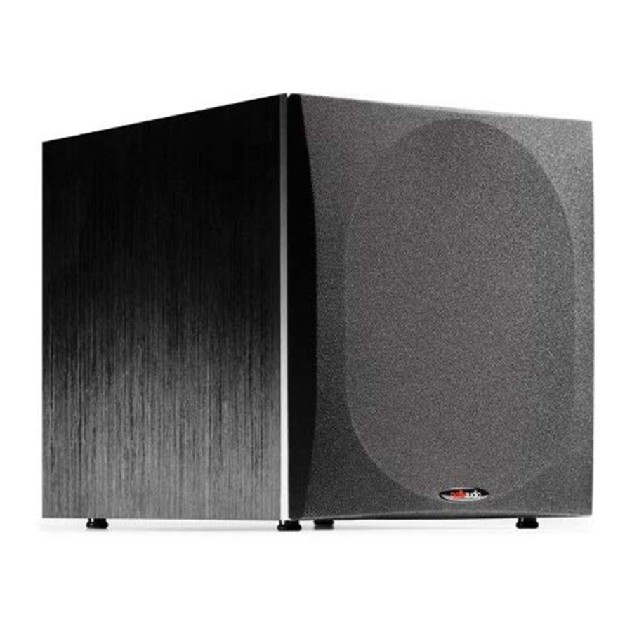 Polk Audio PSW505 Manual