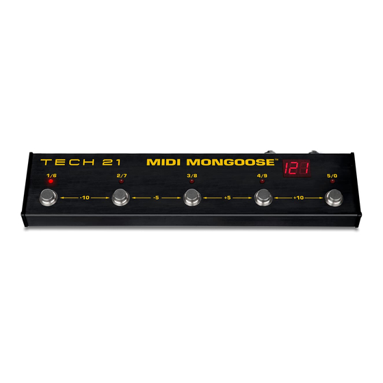 Tech 21 Midi Moose Owner's Manual
