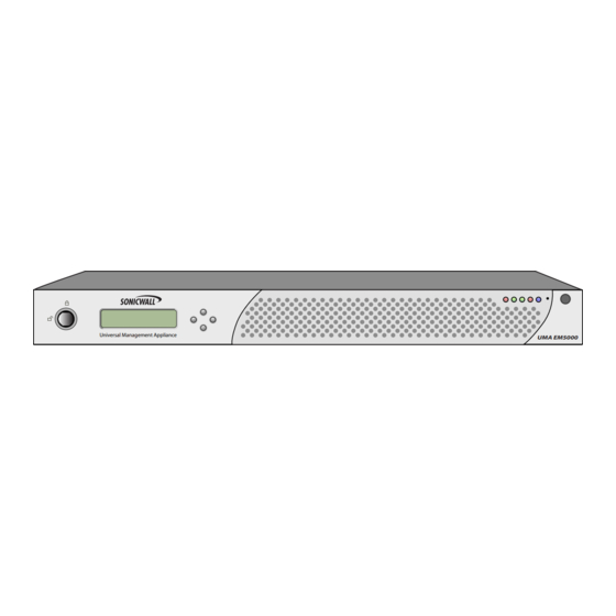 SonicWALL UMA EM5000 Getting Started Manual