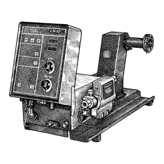 Lincoln Electric LN-10 HEADS & CONTROLS IM587-B Manuals