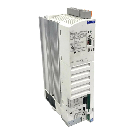 Lenze 8200 vector Getting Started