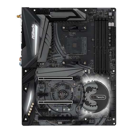 ASROCK X470 Taichi Manual