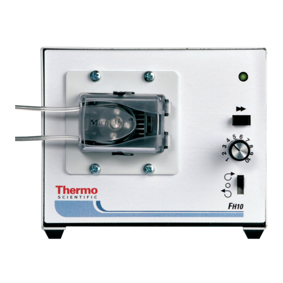 Thermo Scientific Microflex FH10 Operating Manual