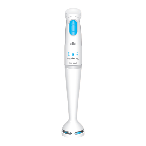 Braun Multiquick Minipimer MR 430 Manual