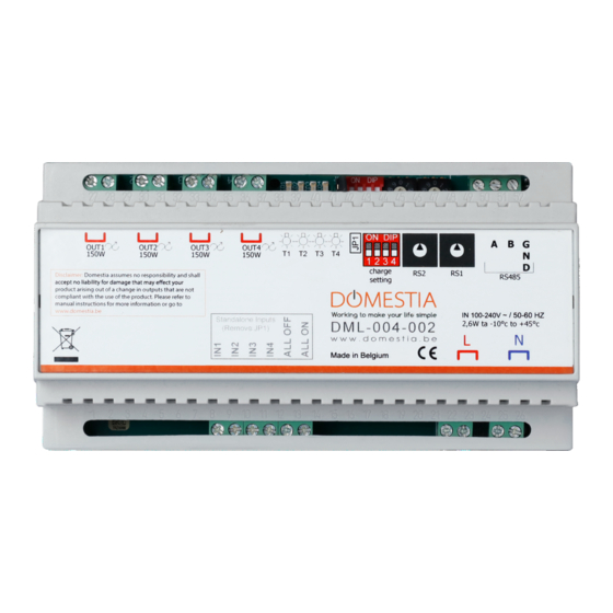 Domestia DML-004-002 User Manual