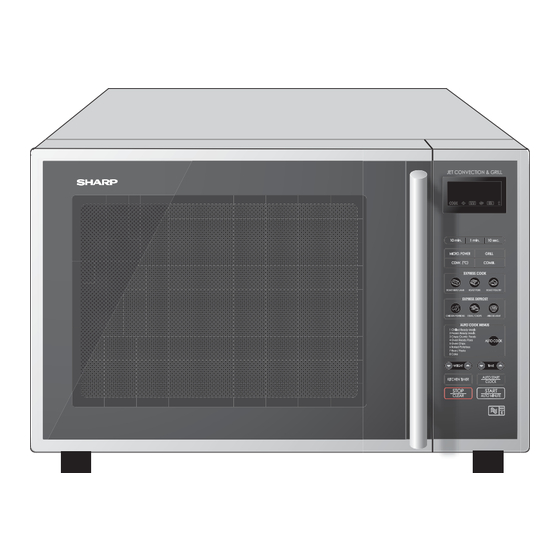 Sharp R98STM-AA Operation Manual With Cookbook