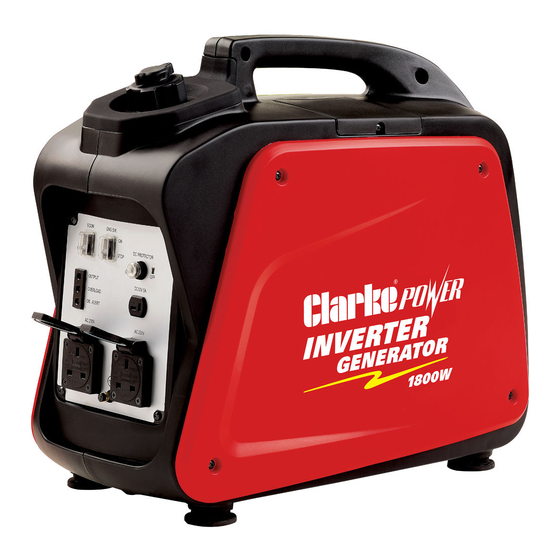 Clarke IG2000D Operation & Maintenance Instructions Manual