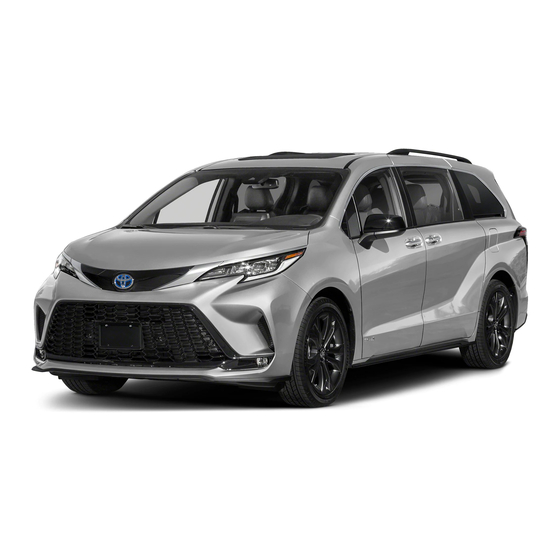 Toyota SIENNA 2022 Manual