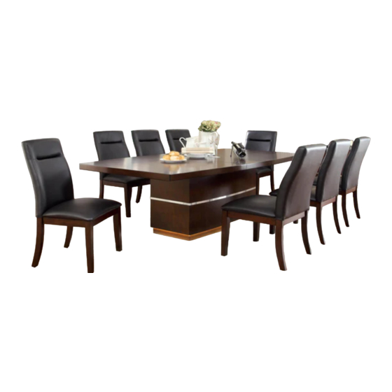 Furniture of America CM3130T Assembly Instructions Manual