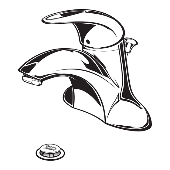 American Standard Reliant 3 7385 Series Installation Instructions Manual