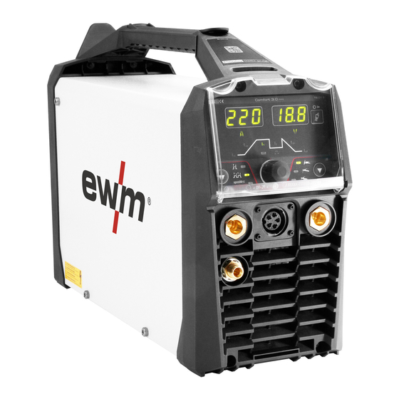 EWM Picotig 220 puls TG Operating Instructions Manual