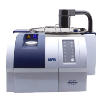 Bruker MPA I Service Documentation