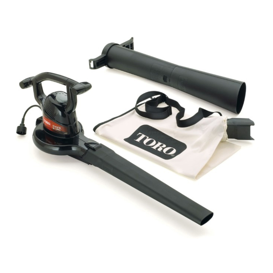 Toro 51592 - Super Blower Vac Handheld Electric Leaf Blower/Vacuum Manuals