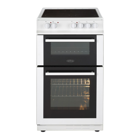 Belling BEL FS50EDOFC BLK Operating And Installation Instructions