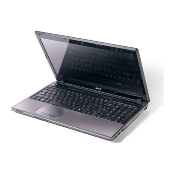 Acer ASPIRE 5742G-484G50Mnrr Manuals
