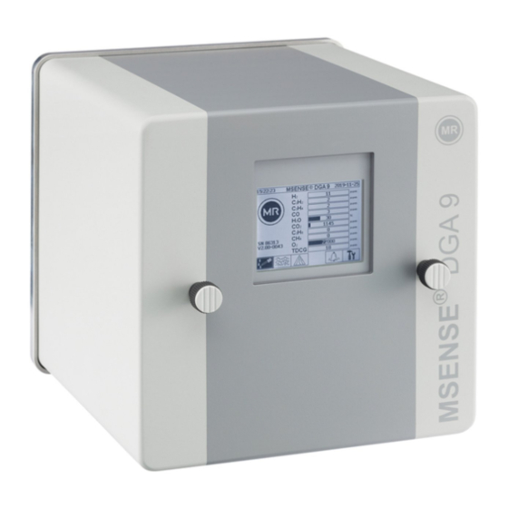 MR MSENSE DGA 9 Installation And Operating Instructions Manual