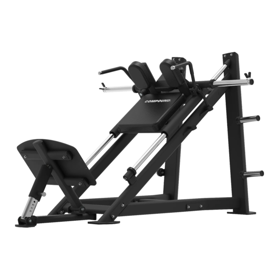 COMPOUND HACK SQUAT PLATINUM Series Assembly Instructions Manual