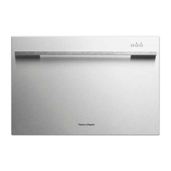 Fisher & Paykel DD60SDFHX7 Installation Manual
