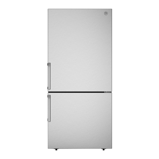 Bertazzoni REF31BMFX User's Operation Manual