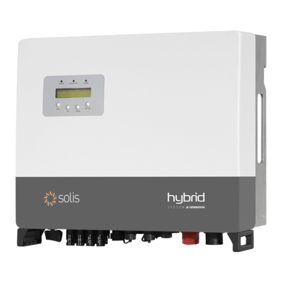 SOLIS RHI Series Instruction Manual