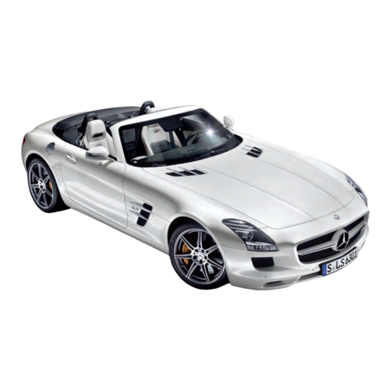 Mercedes-Benz SLS AMG GT Coupe Operator's Manual