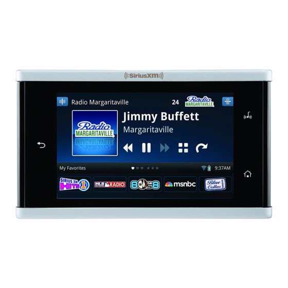 Sirius XM RAdio LYNX Manuals