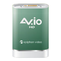 epiphan av.io hd User Manual
