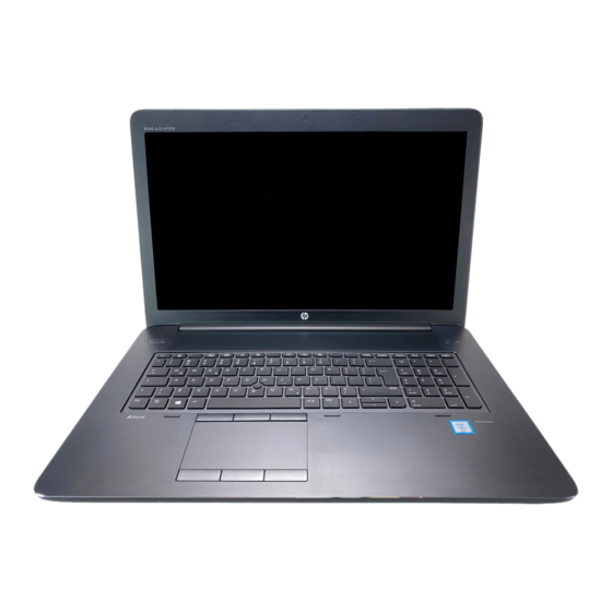 HP ZBook 17 G3 Maintenance And Service Manual