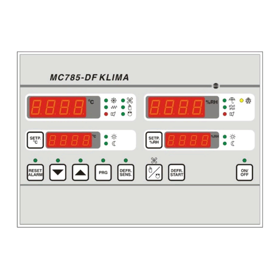 VDH MC 785-DF KLIMA Operating Manual