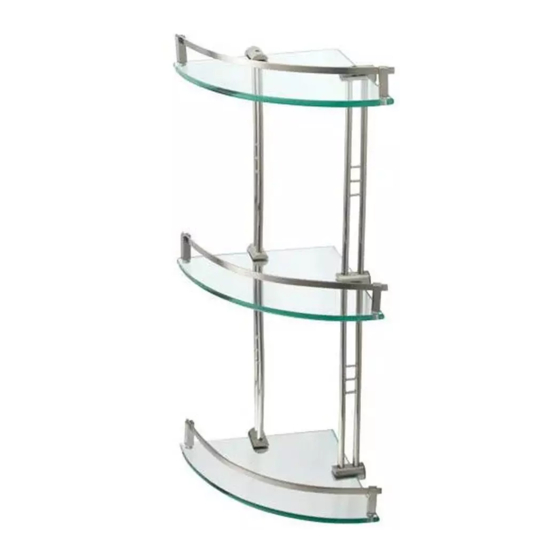 Signature Hardware ENGEL TRIPLE CORNER SHELF Installation Instructions