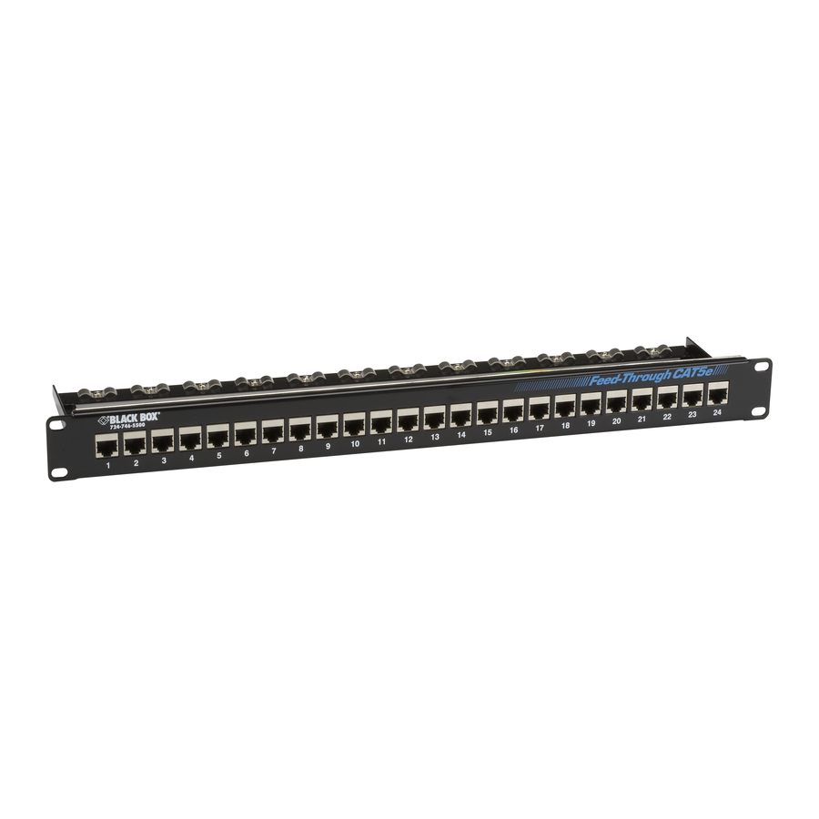 Black Box JPM804A-R2 Manual