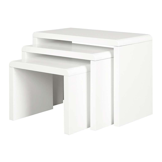 Dunelm Soho Nest Tables Quick Start Gude