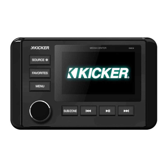 Kicker KMC4 User Information