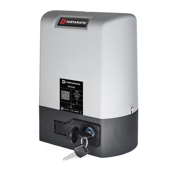 Portamatik TOP500 User's And Installer's Manual